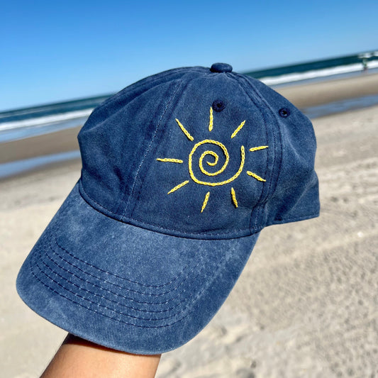 Sunshine Hand Embroidered Hat