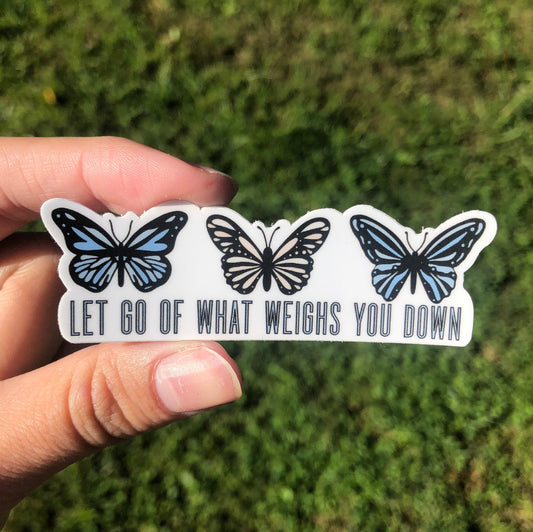 Butterfly Die Cut Sticker | waterproof | decal